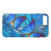Vlinder Kunst 37B Case-Mate iPhone Case (Achterkant (Horizontaal))