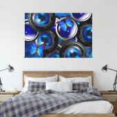 Vlinder Kunst 44 Canvas Afdruk (Insitu (Slaapkamer))