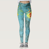 Vlinder Kunst 5A Afbeelding Opties Leggings (Voorkant)
