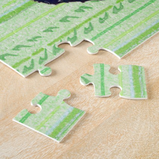 Vlinder kunst jong kind puzzel legpuzzel (Zijkant)