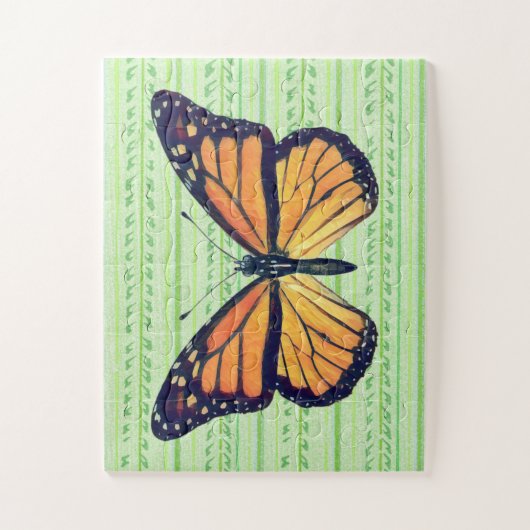 Vlinder kunst jong kind puzzel legpuzzel (Verticaal)