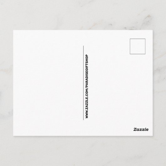 VLINDER KUNST KLEURRIJK BRIEFKAART (Achterkant)