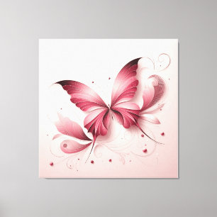 VLINDER KUNST MUUR CANVA CANVAS AFDRUK