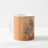 Vlinder kunst schilderij Mok (Voorkant links)