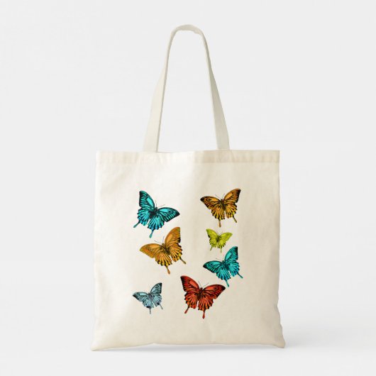 VLINDER Kunst Vlinders Tote Bag (Achterkant)