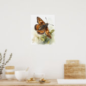 Vlinder Kunstprint Poster (Keuken)
