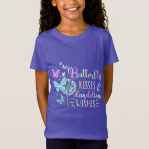 Vlinder Kusjes Paardenbloem Wensen Mooie Maatwerk T-shirt