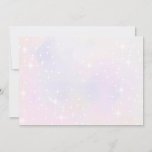 vlinder kussen vlinder meisjes verjaardag foto kaart (Achterkant)