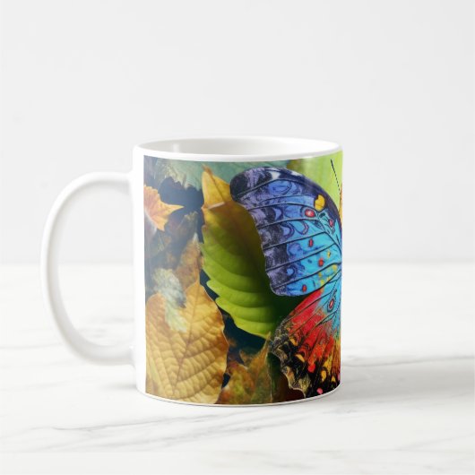 Vlinder laat rustig rustig koffiemok (Links)