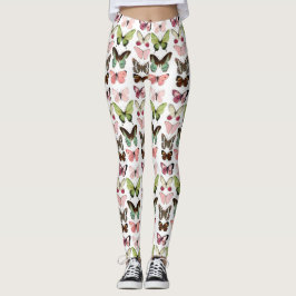 Vlinder Land Patroon Leggings