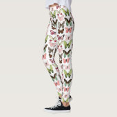 Vlinder Land Patroon Leggings (Links)