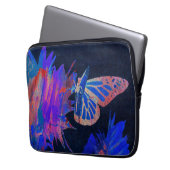 Vlinder  laptop sleeve (Voorkant Links)