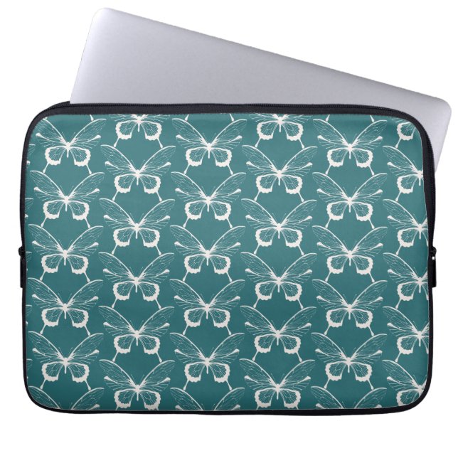 Vlinder Laptophoes Laptop Sleeve (Voorkant)