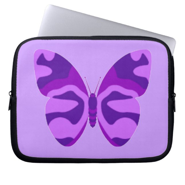 Vlinder Laptophoes Laptop Sleeve (Voorkant)
