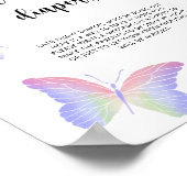 Vlinder \ Late night luierspel Poster (Hoek)