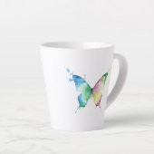 Vlinder Latte Mok (Rechterhoek)