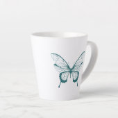 Vlinder Latte Mok (Rechterhoek)