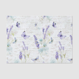 Vlinder lavendel tissuepapier