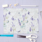 Vlinder lavendel tissuepapier (Craft)
