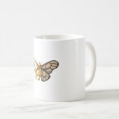 Vlinder libel insect koffiemok (Voorkant rechts)