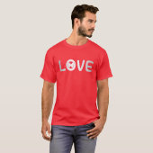 vlinder liefde jongen t-shirt (Voorkant volledig)