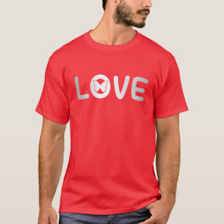 vlinder liefde jongen t-shirt