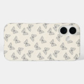 Vlinder Lijn Kunst Patroon Case-Mate iPhone Case (Achterkant (horizontaal))