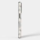 Vlinder Lijn Kunst Patroon Case-Mate iPhone Case (Achterkant / Rechts)