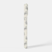Vlinder Lijn Kunst Patroon iPhone 15 Case (Rechterkant)