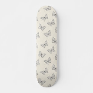 Vlinder Lijn Kunst Patroon Persoonlijk Skateboard