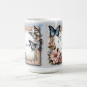  vlinder Lijst monogram Koffiemok (Center)