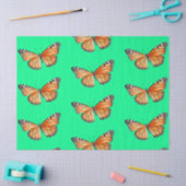 Vlinder limoengroen tissuepapier (Craft)