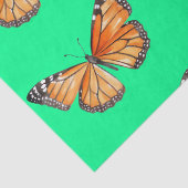 Vlinder limoengroen tissuepapier (Detail)