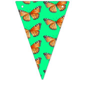 Vlinder limoengroen vlaggetjes (Derde vlag)