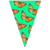 Vlinder limoengroen vlaggetjes (Tweede vlag)