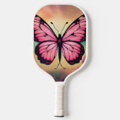 Vlinder Logo Beschermhoes Pickleball Paddle (Achterkant)