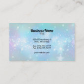  vlinder Logo roze visitekaartjes (Achterkant)