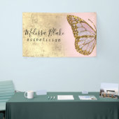 vlinder logo spandoek (Beurs)