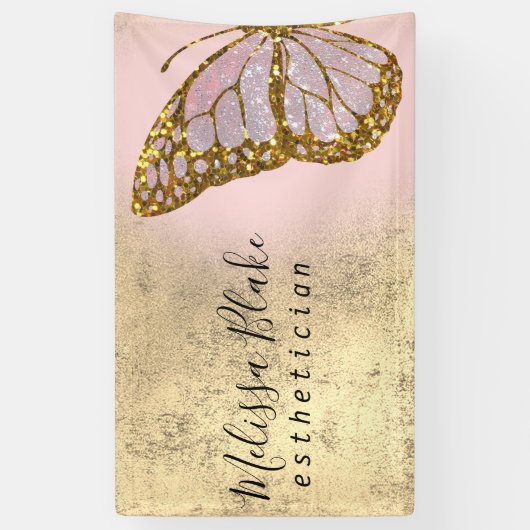 vlinder logo spandoek (Verticaal)