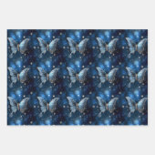 Vlinder magisch betoverd patroon naadloos chic inpakpapier vel (Voorkant)