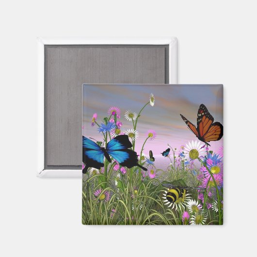 vlinder magneet (Voorkant / Achterkant)