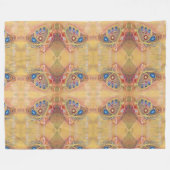 Vlinder Magnetische Kunst Custom Fleece Deken (Voorkant (Horizontaal))