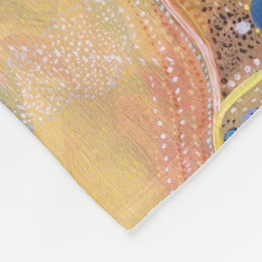 Vlinder Magnetische Kunst Custom Fleece Deken (Hoek)