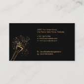 Vlinder make-up kit visitekaartje (Achterkant)