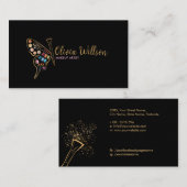 Vlinder make-up kit visitekaartje (Voorkant / Achterkant)