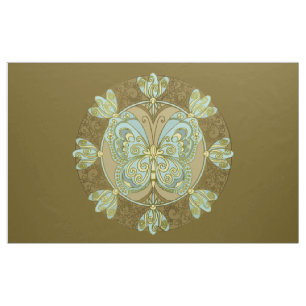 Vlinder Mandala - Stof