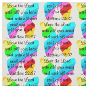 VLINDER MATTHEW 22:37 ONTWERP STOF
