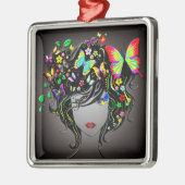 Vlinder meisje 1 Ornament (Links)