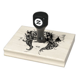 Vlinder meisje 1A Rubberstempel