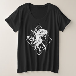 Vlinder meisje Spiritueel Magic T-shirt